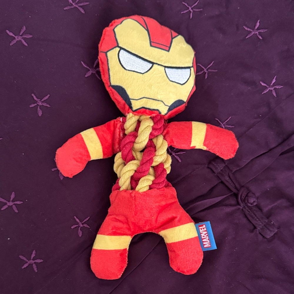 Marvel Iron Man Stuffed Toy - Red and Yellow. BN without tags